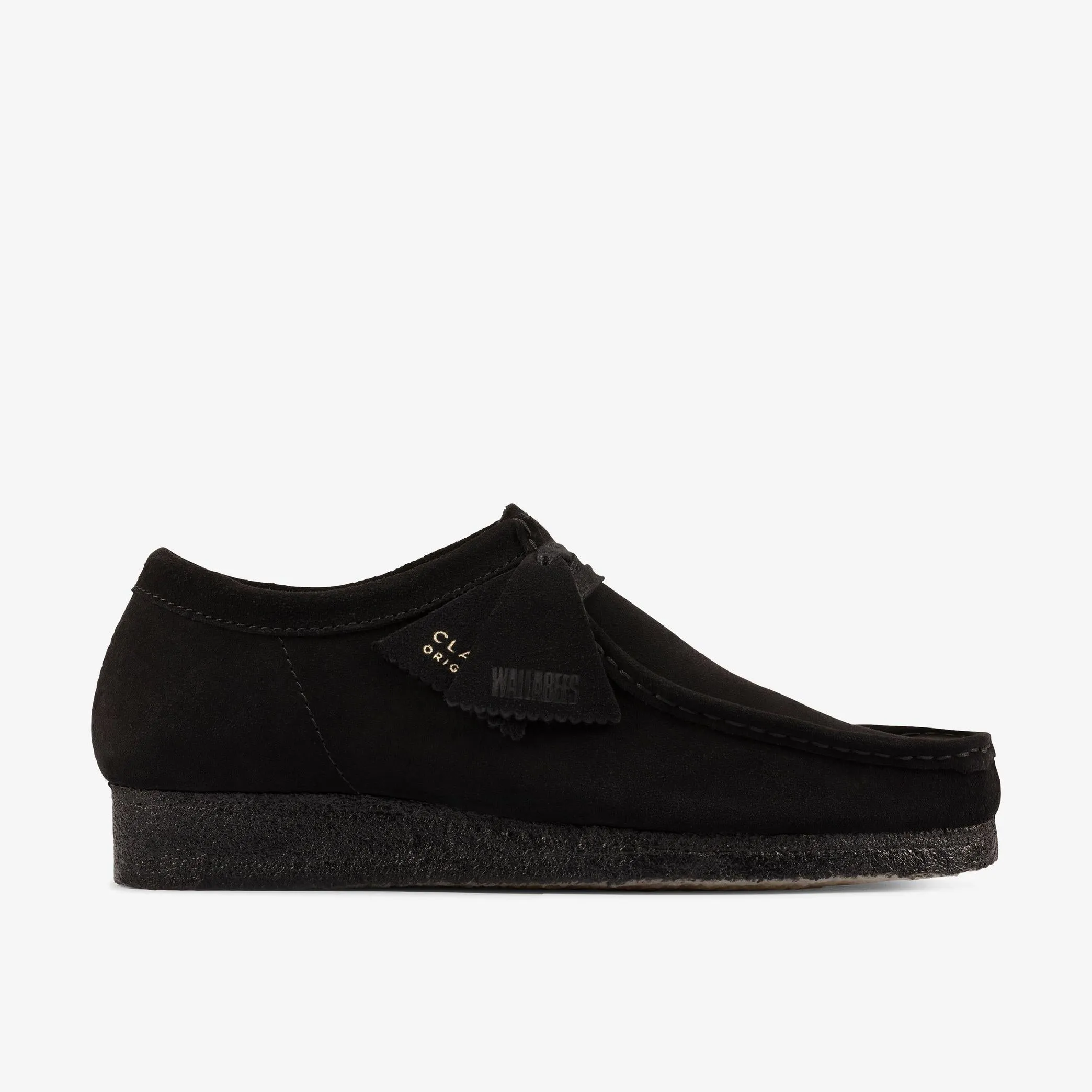 Clarks Men's Wallabee in Black Suede