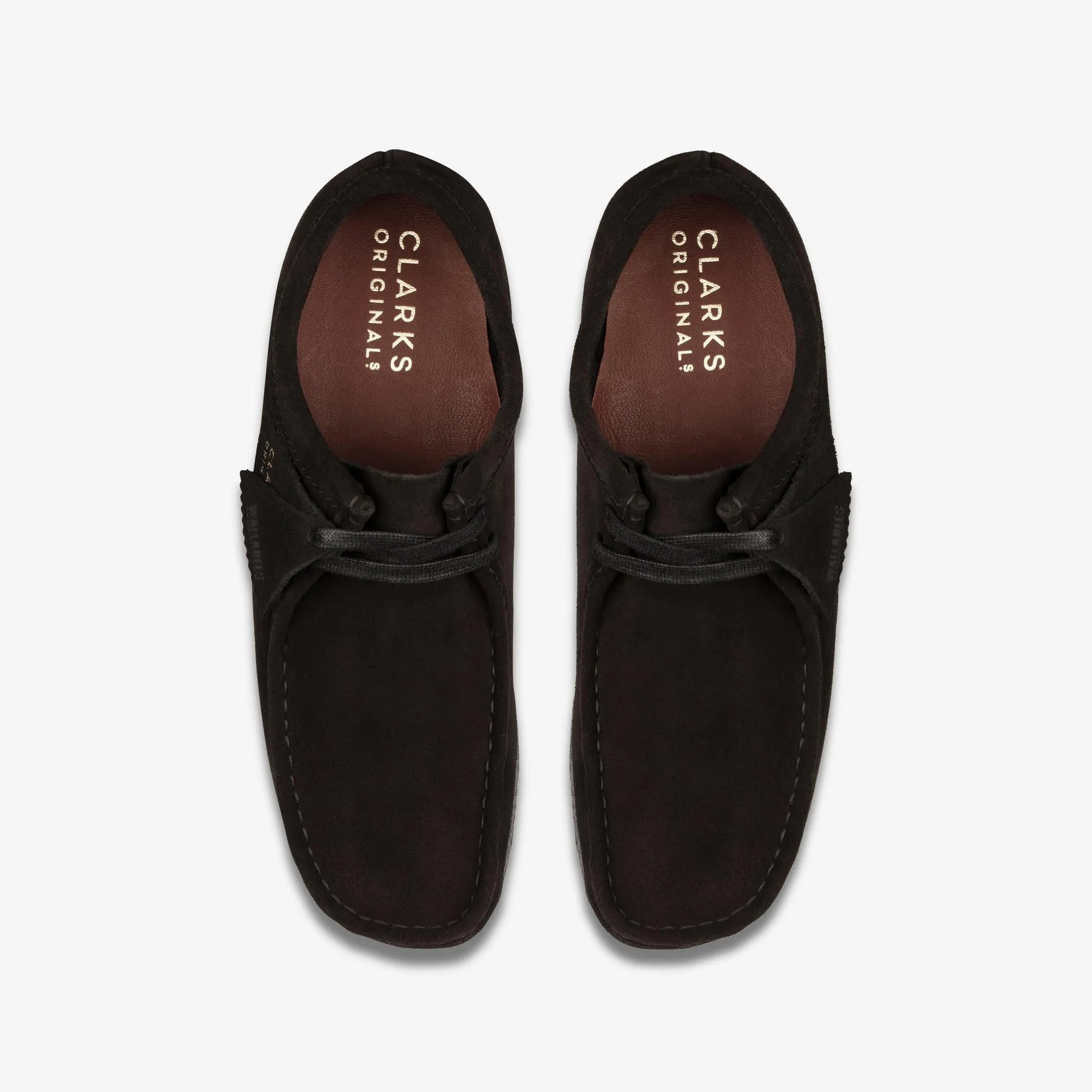 Clarks Men's Wallabee in Black Suede