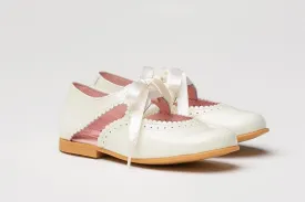 CLEARANCE SALE Angelitos - Girls Patent Leather Girls Shoes CAMEL EU 28