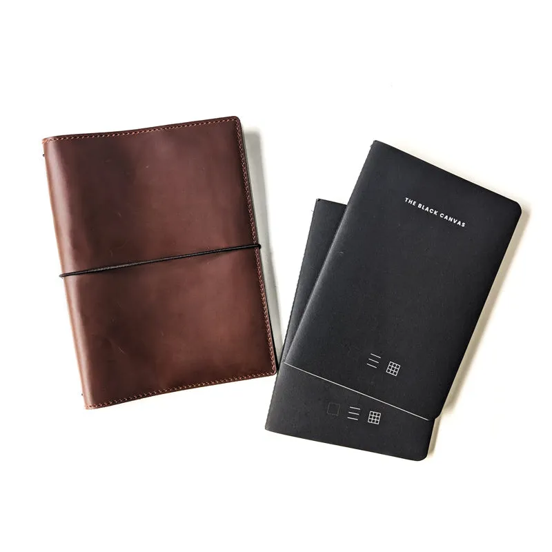Cognac Brown TBC Travellers Journal   Docket / A5