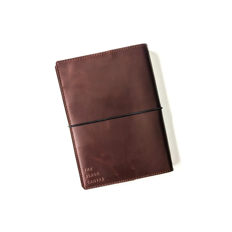Cognac Brown TBC Travellers Journal   Docket / A5