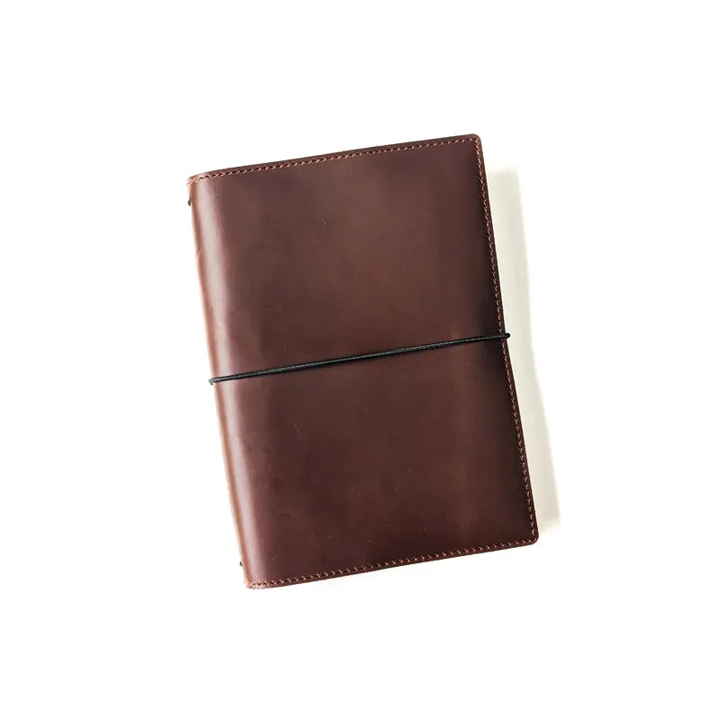 Cognac Brown TBC Travellers Journal   Docket / A5