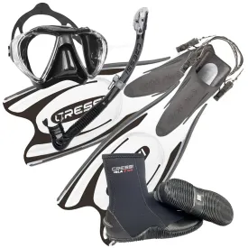 Cressi Penta, Alpha & Frog Plus Diving & Snorkel Set