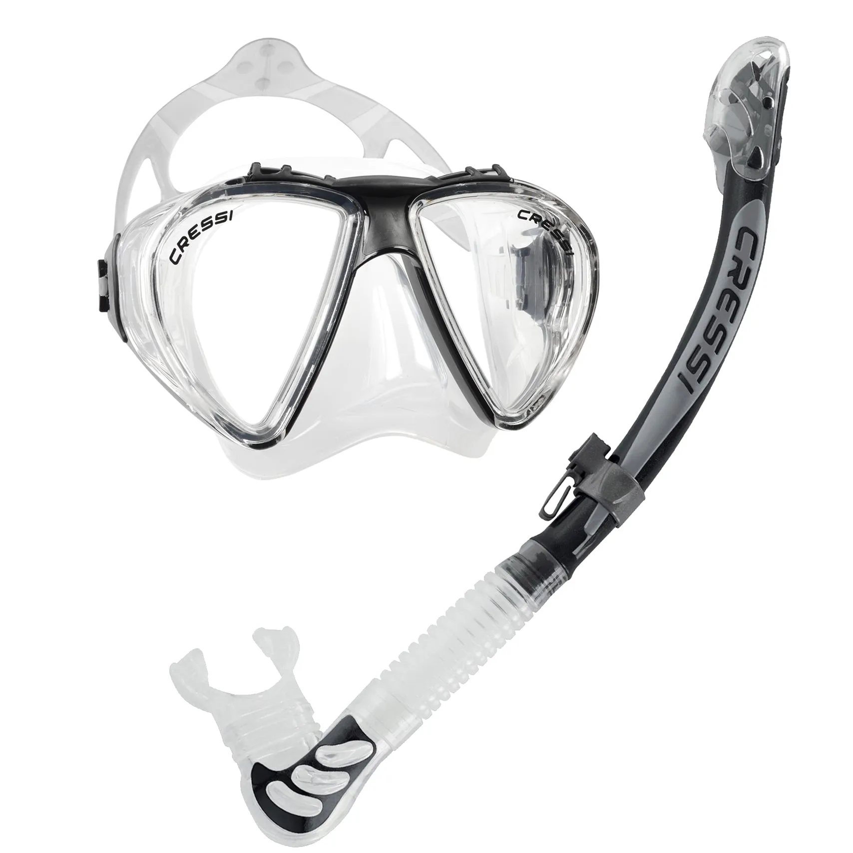 Cressi Penta, Alpha & Frog Plus Diving & Snorkel Set