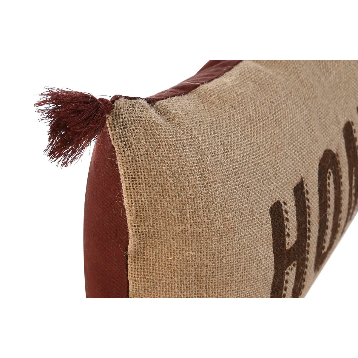 Cushion Home ESPRIT Natural Tassels Boho 50 x 5 x 30 cm