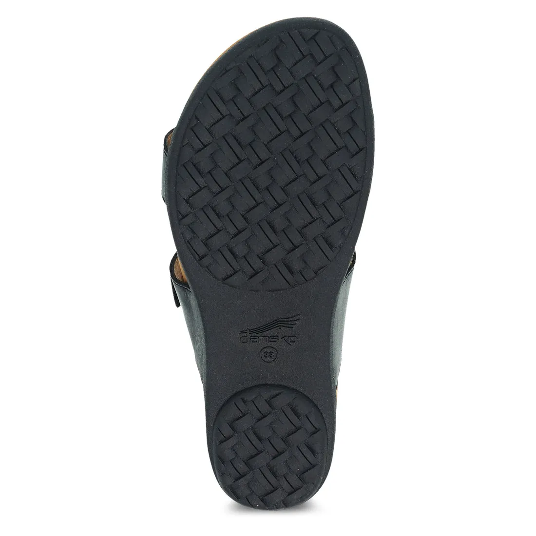 Dansko Women's Justine in Black Calf Sandal