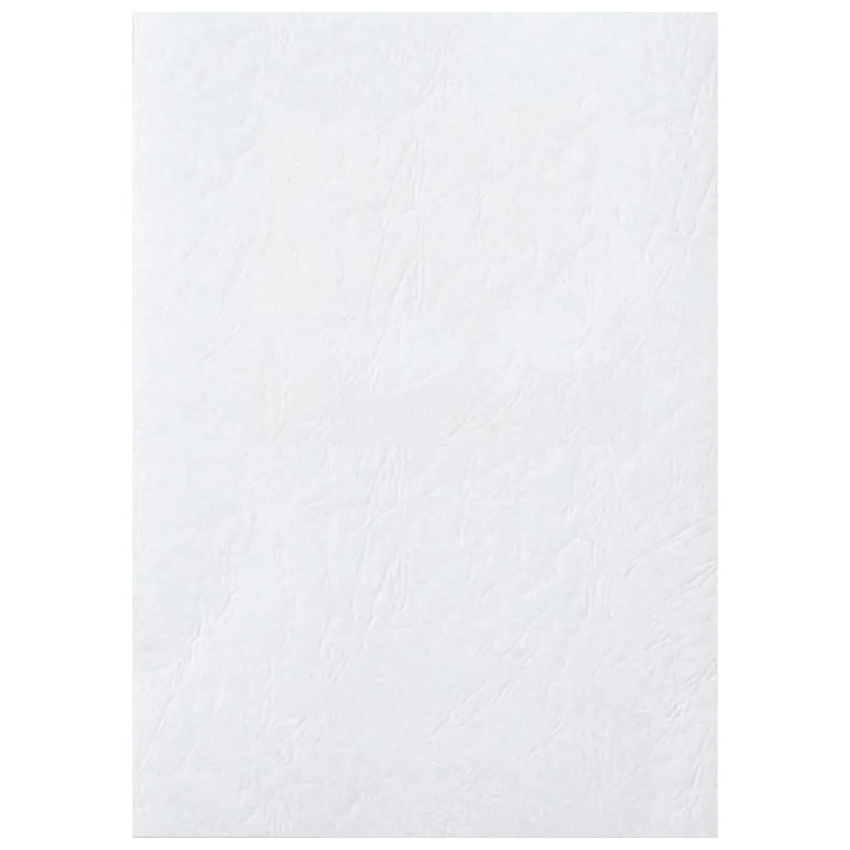 Deluxe Embossed Leather Board Binding Cover, 100/pack, White