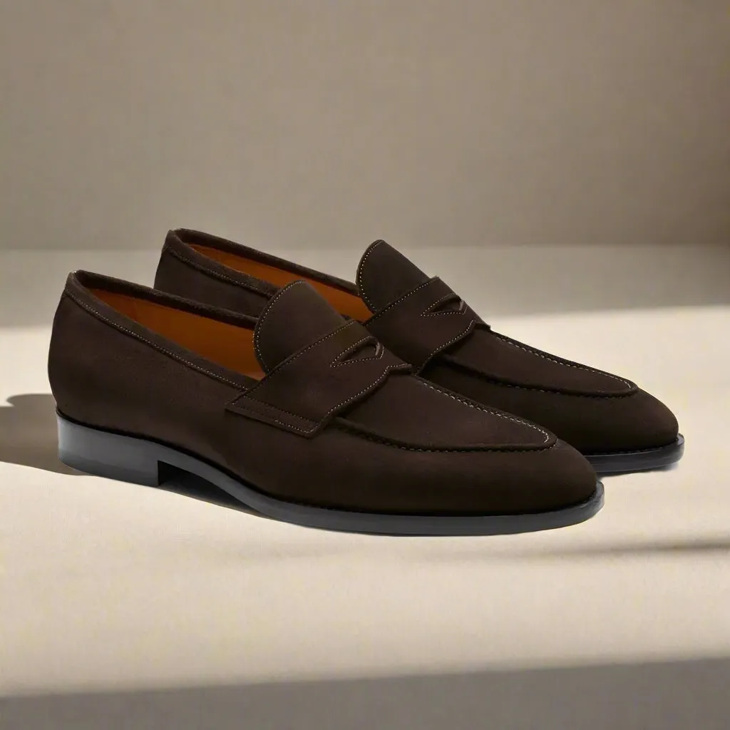 Derek Dark Brown Penny Loafer