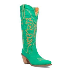 Dingo Boots-Texas Tornado Green