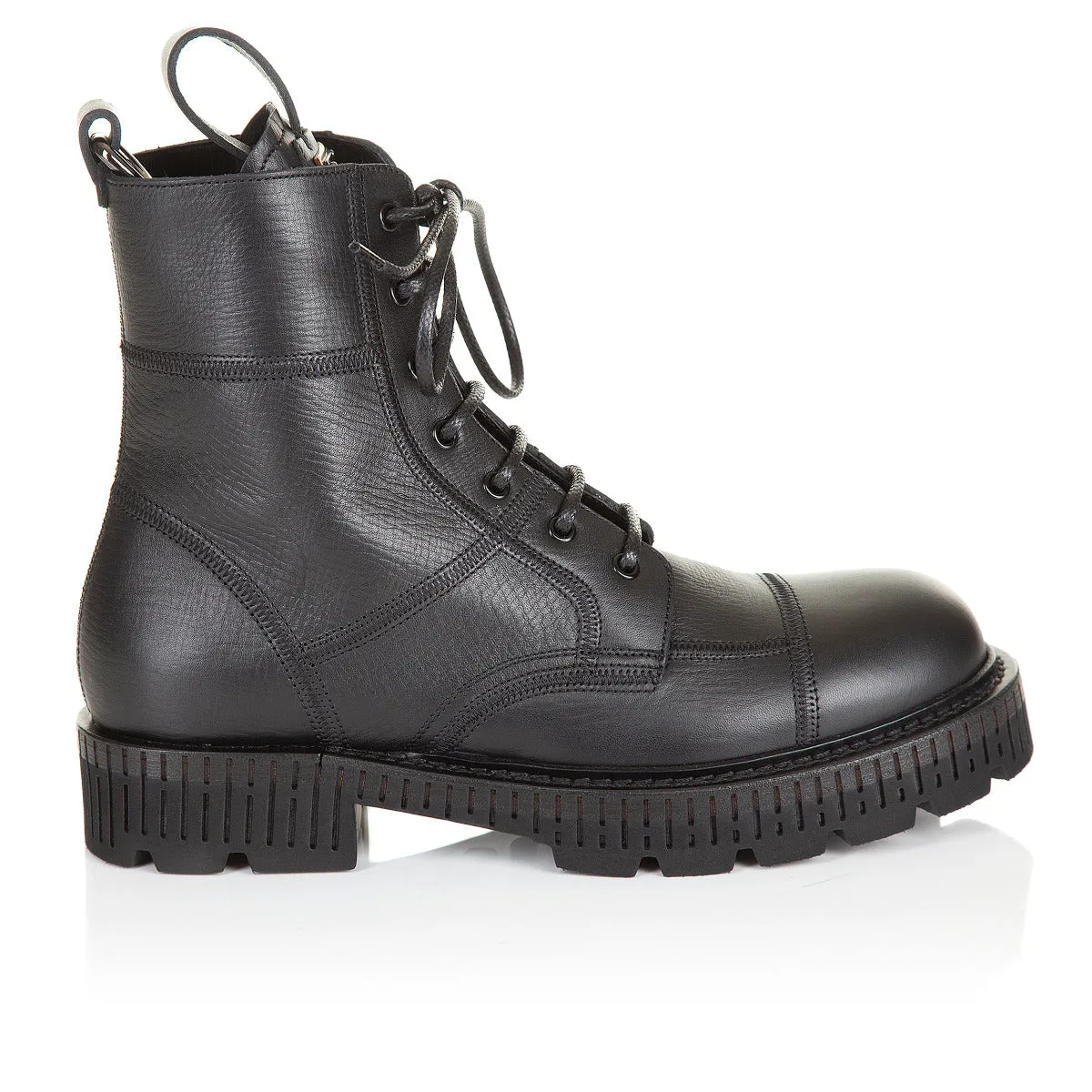 Dolce & Gabbana Boarded Calfskin Boots