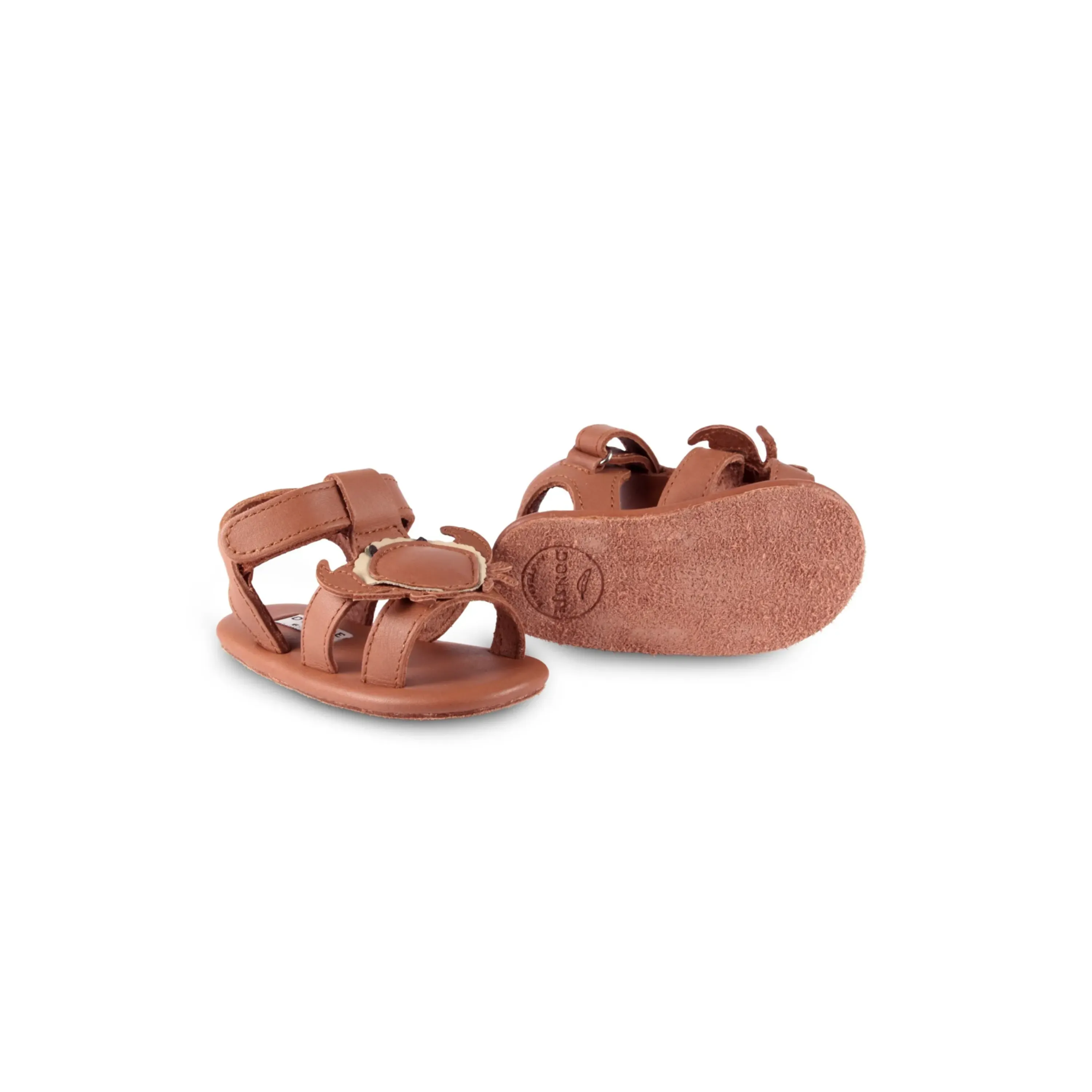 Donsje USHY Crab Leather Baby Sandals