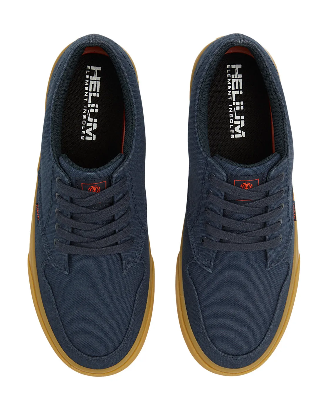 Element Men's Topaz C3 Leather Shoes Navy/Gum W6TC3101-3556