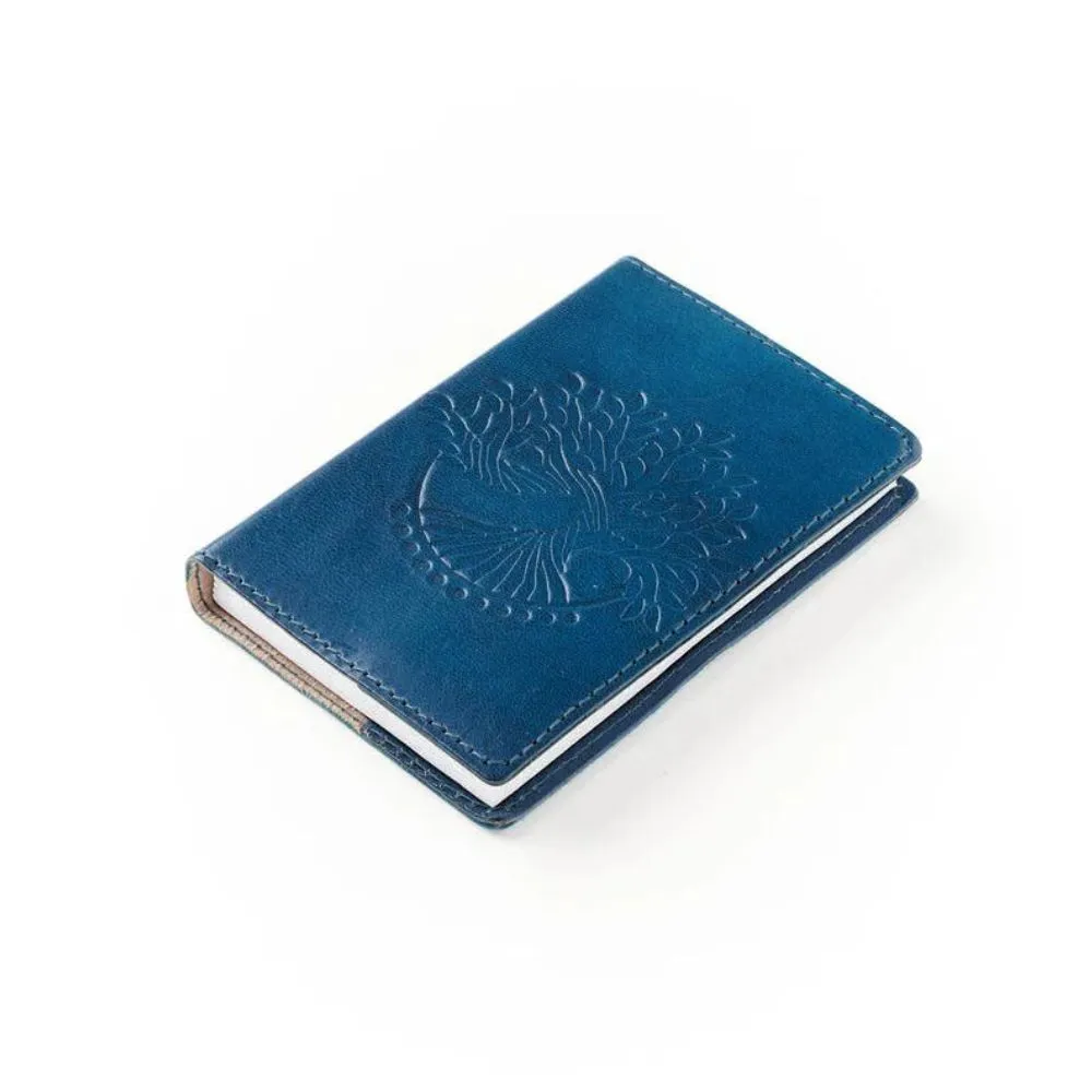 Embossed Leather Journal 4" X 6" - Tree of Life