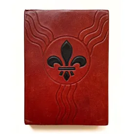 Embossed Leather Journal 6" x 8" - St. Louis City Flag