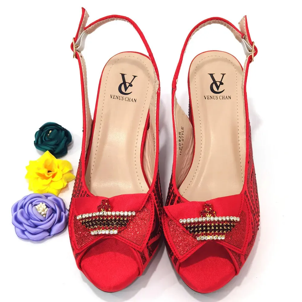 Excellent Italy Shoes with Bag Set Luxery Shoes Women Shoes and Bags