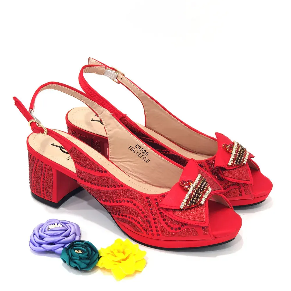 Excellent Italy Shoes with Bag Set Luxery Shoes Women Shoes and Bags