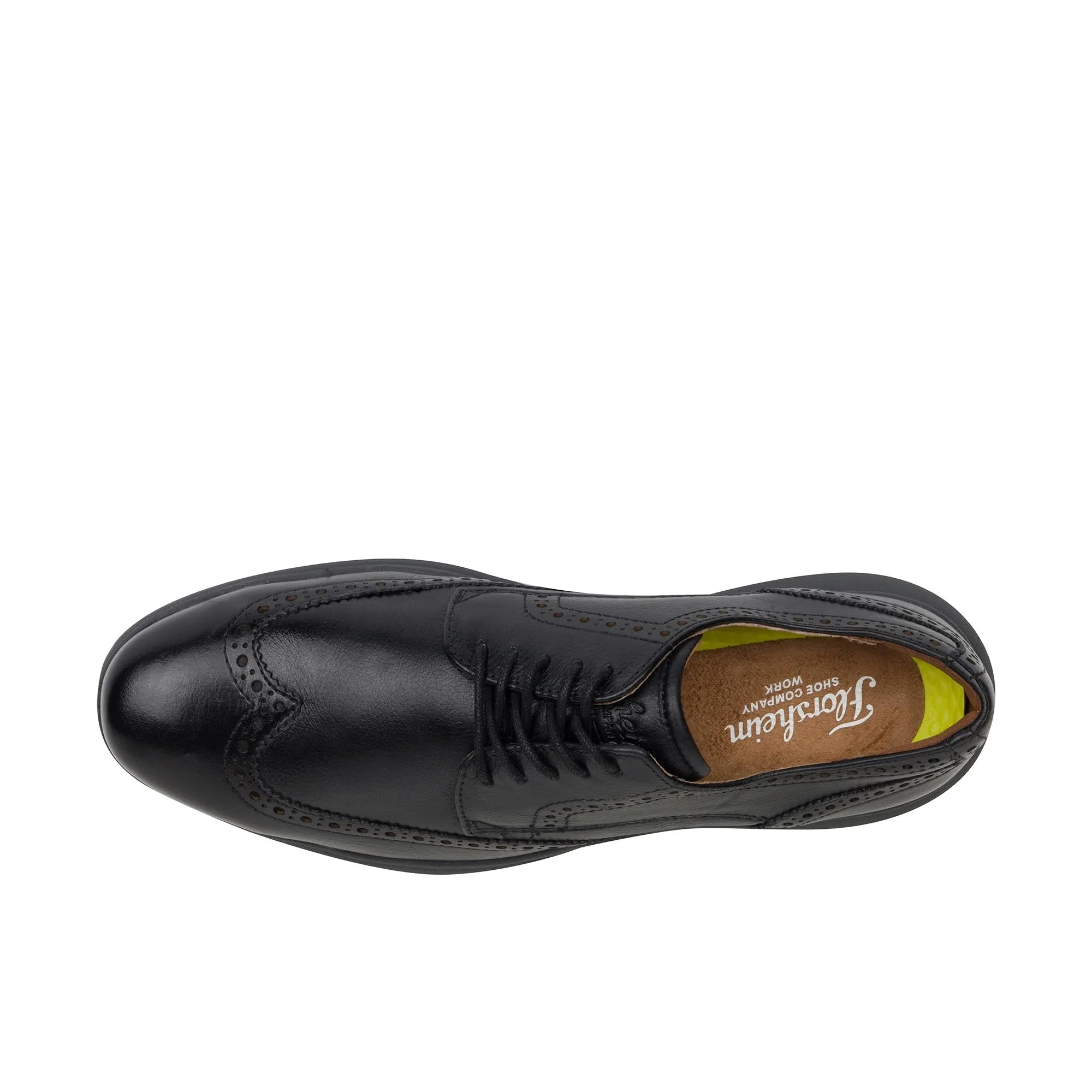 Florsheim Flair Work Wingtip Oxford Steel Toe Black