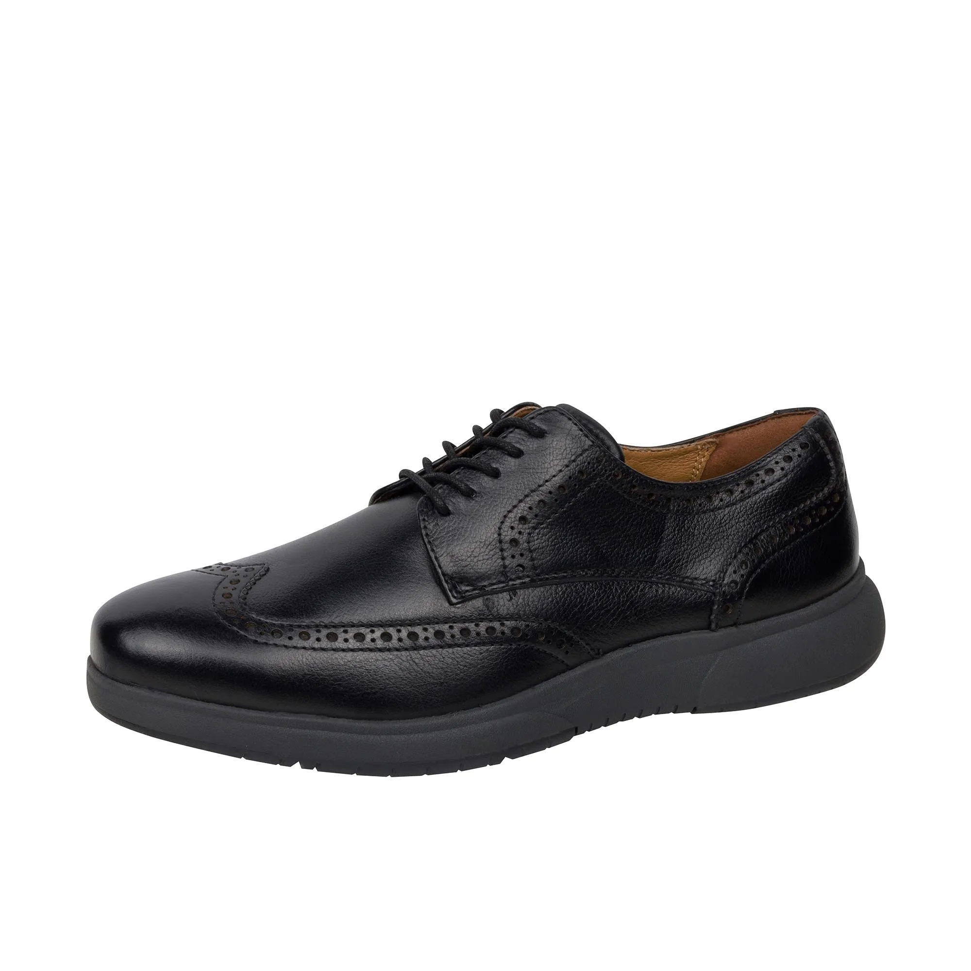 Florsheim Flair Work Wingtip Oxford Steel Toe Black