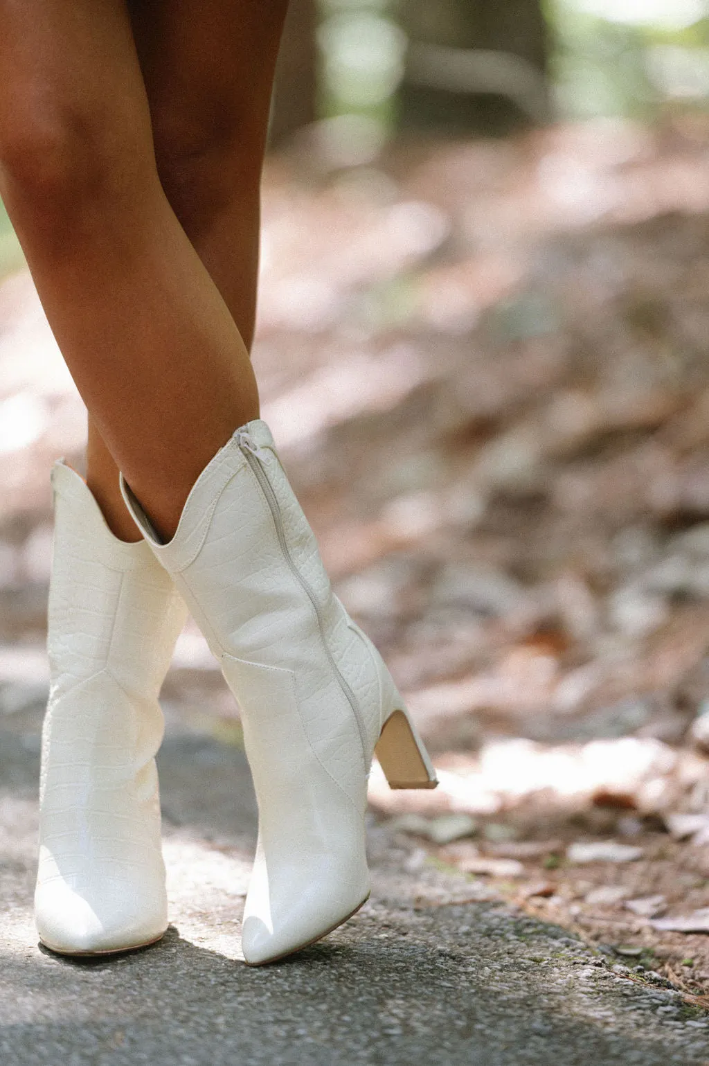Forester Western Boot-Cream