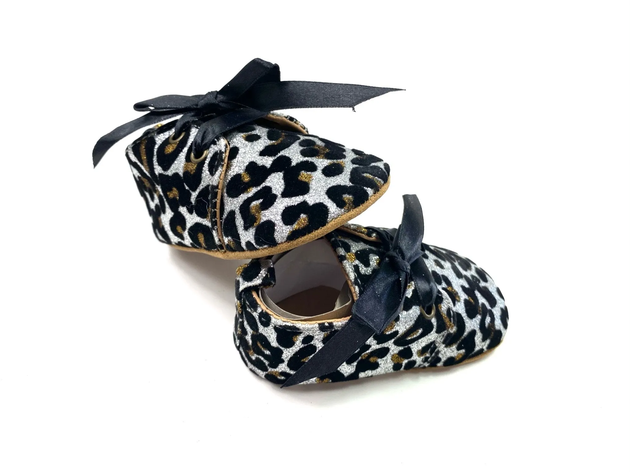 Glitter Tie Moccasin