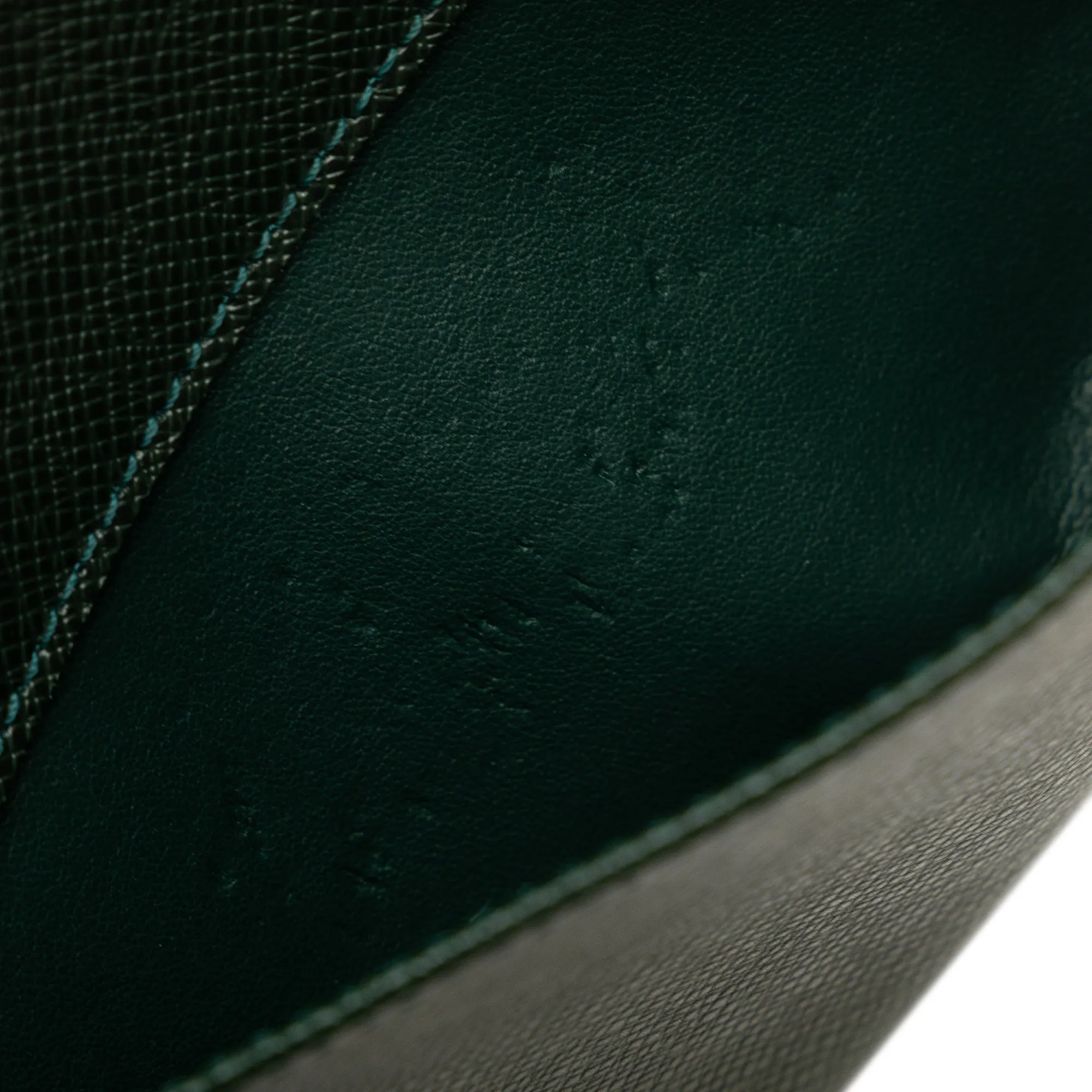 Green Louis Vuitton Taiga Baikal Clutch Bag