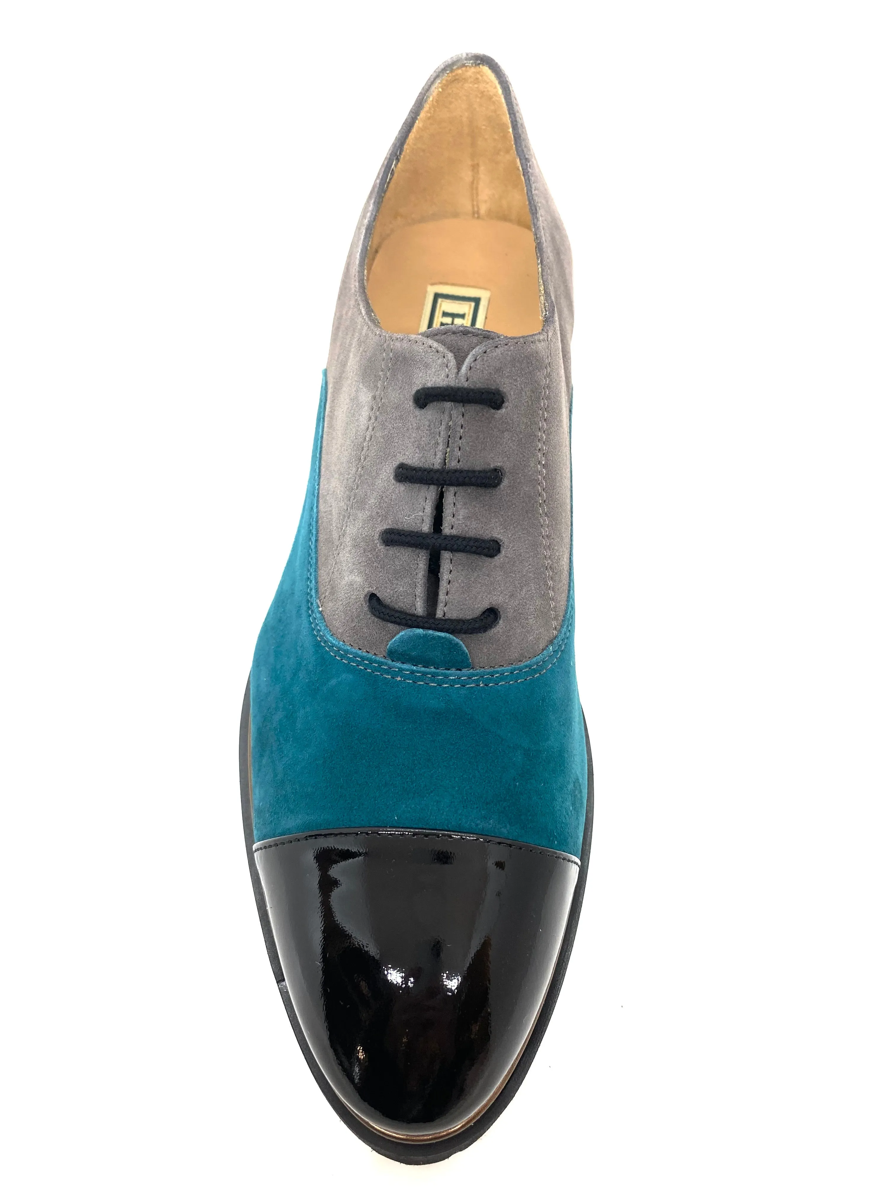 HB Italia Ladies Lace Up Toe Cap Shoe