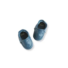 ili   charlie Penny Leather Moccasin Navy* FINAL SALE
