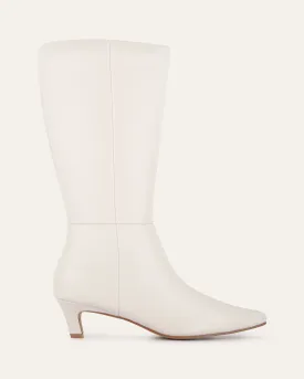 ISLA CALF BOOTS OFF WHITE LEATHER