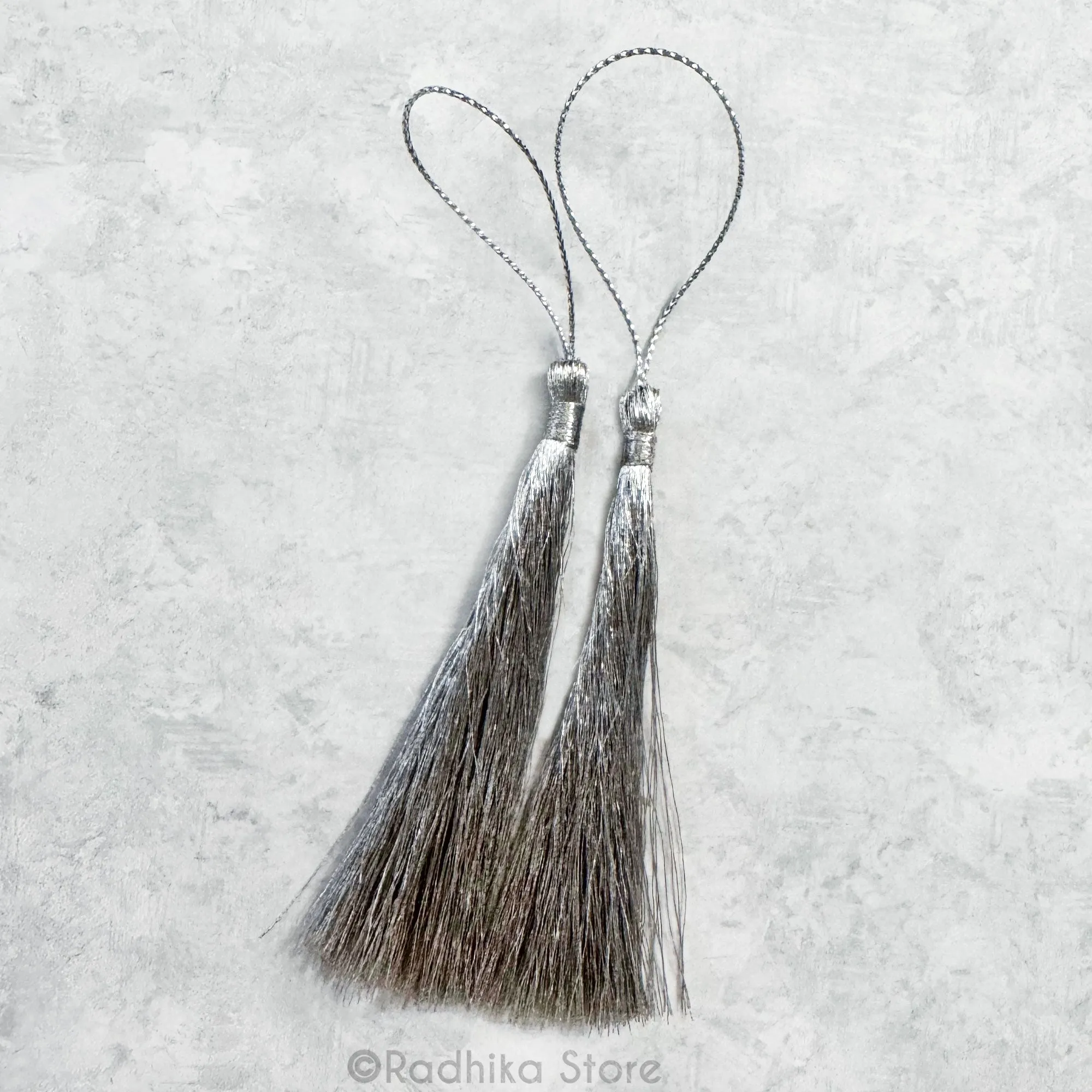 Jari Tassels- Gold- Silver-Set of Two-Choose Color