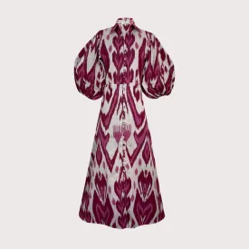 Jodhpur Dress - Burgundy