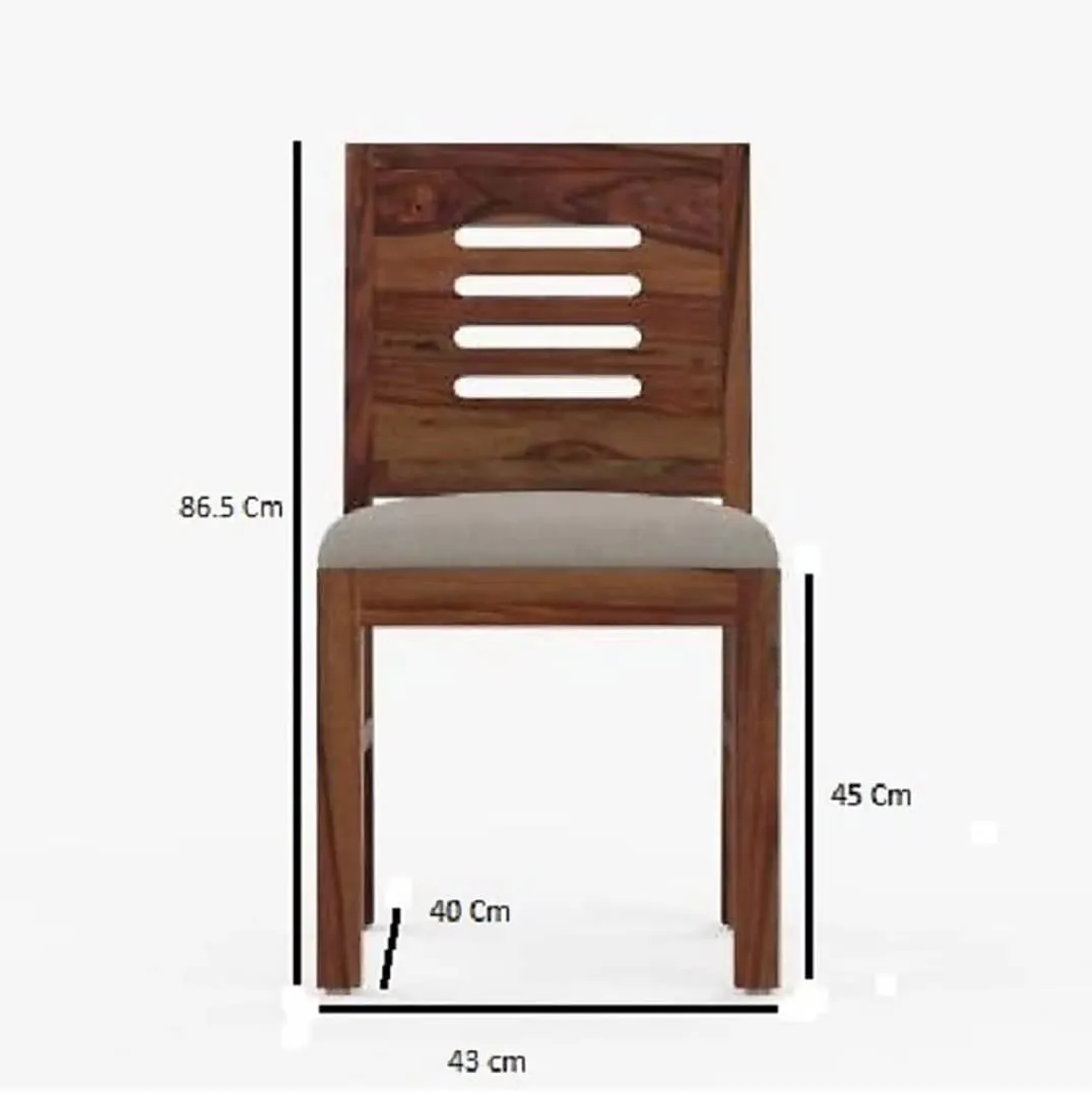 Jodhpur Furniture Sheesham Solid Wood Dining Set 4 Seater Dining Room Sets Table with Chair Set for Dining Room & Home Furniture