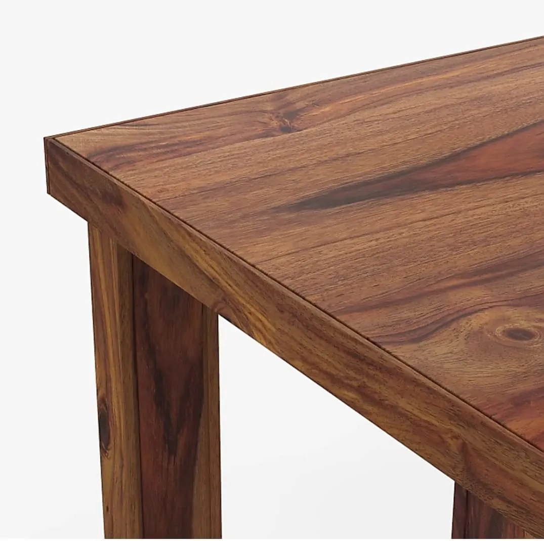 Jodhpur Furniture Sheesham Solid Wood Dining Set 4 Seater Dining Room Sets Table with Chair Set for Dining Room & Home Furniture