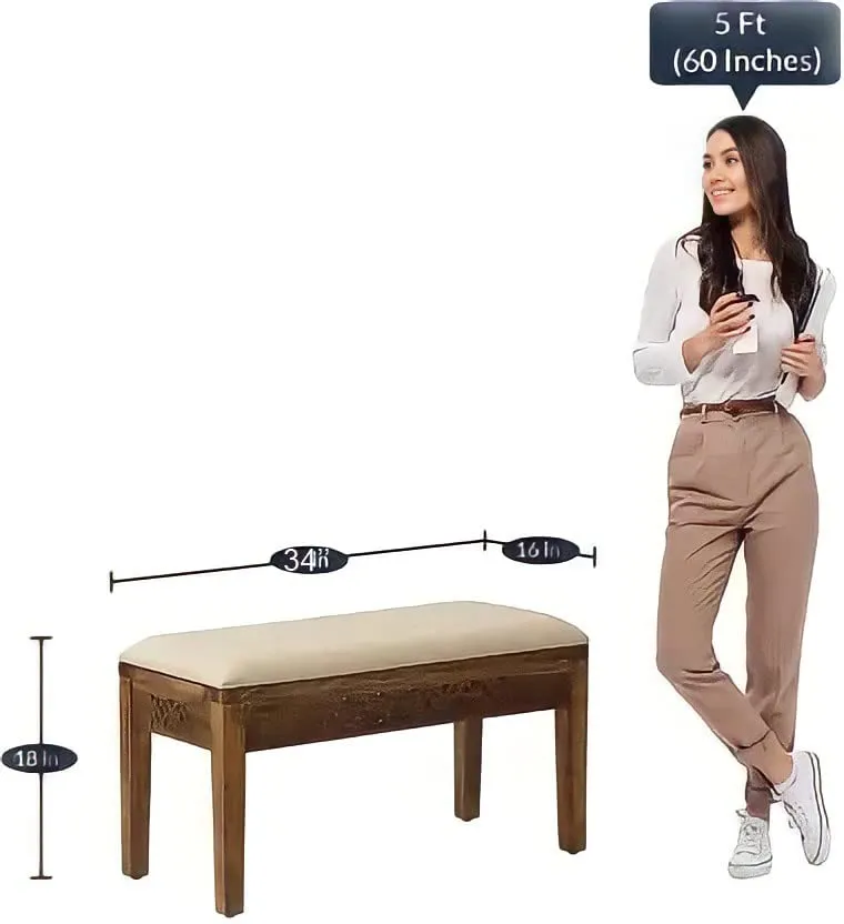 Jodhpur Furniture Sheesham Wood 4 Seater Dining Table with 2 Chairs and Bench Four Seater Dining Room Furniture CNC Design Dinner Table for Living Room Home and Restaurant (Natural Finish)