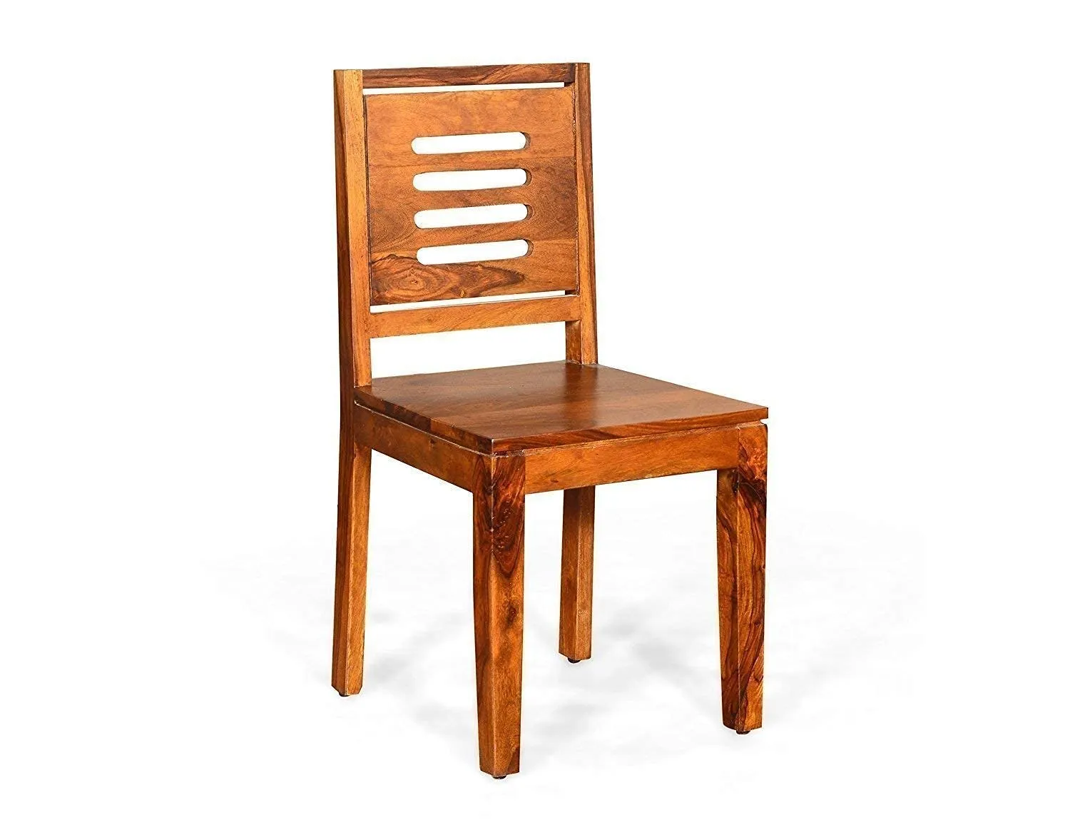 Jodhpur Furniture Sheesham Wooden Dining Table 4 Seater | Dining Table Set with 3 Chairs & 1 Bench | Home Dining Room Furniture | Honey Finish