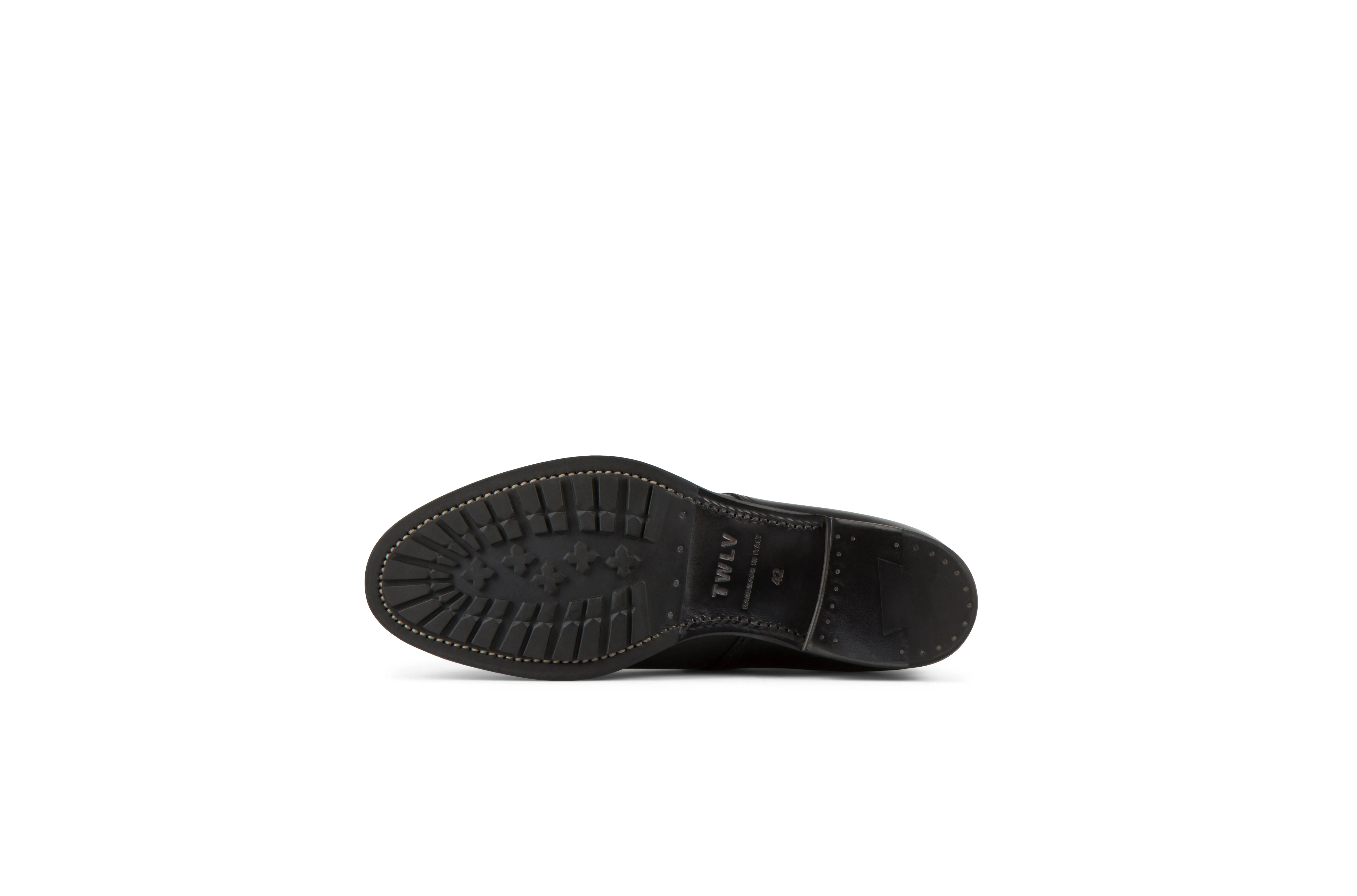 Kent Black Cordovan Leather Chukka Boots