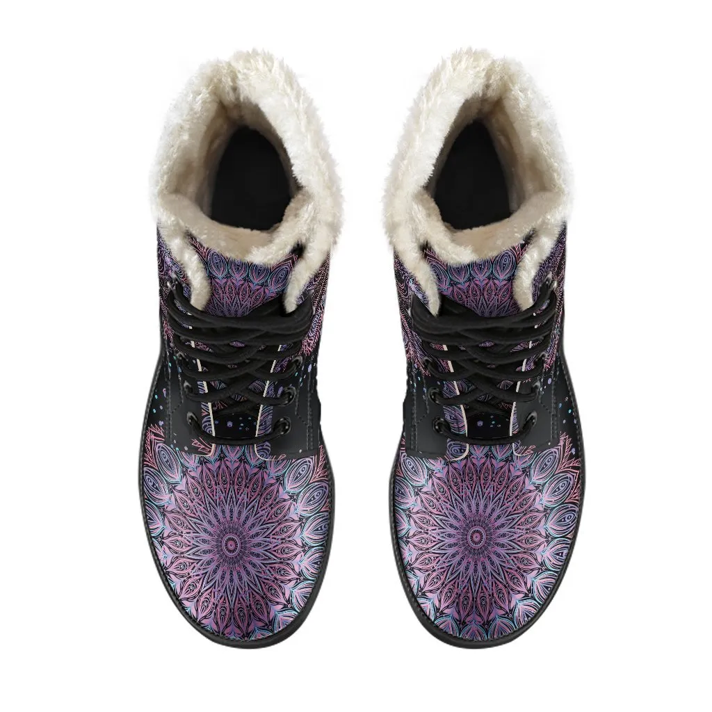 Lotus Leather Boots