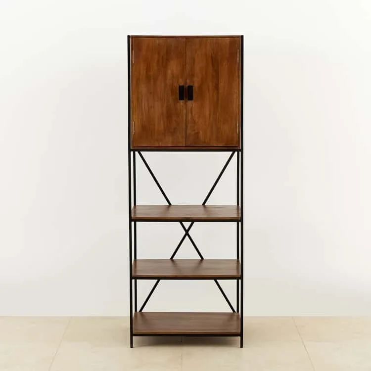Mango Wood Bar Cabinet - Brown