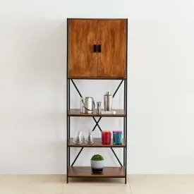 Mango Wood Bar Cabinet - Brown