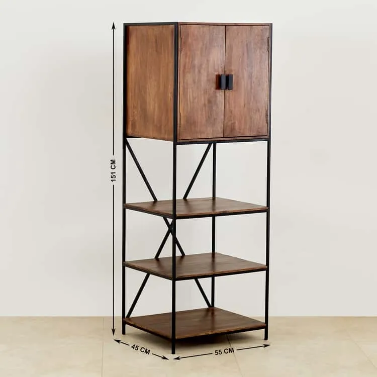 Mango Wood Bar Cabinet - Brown