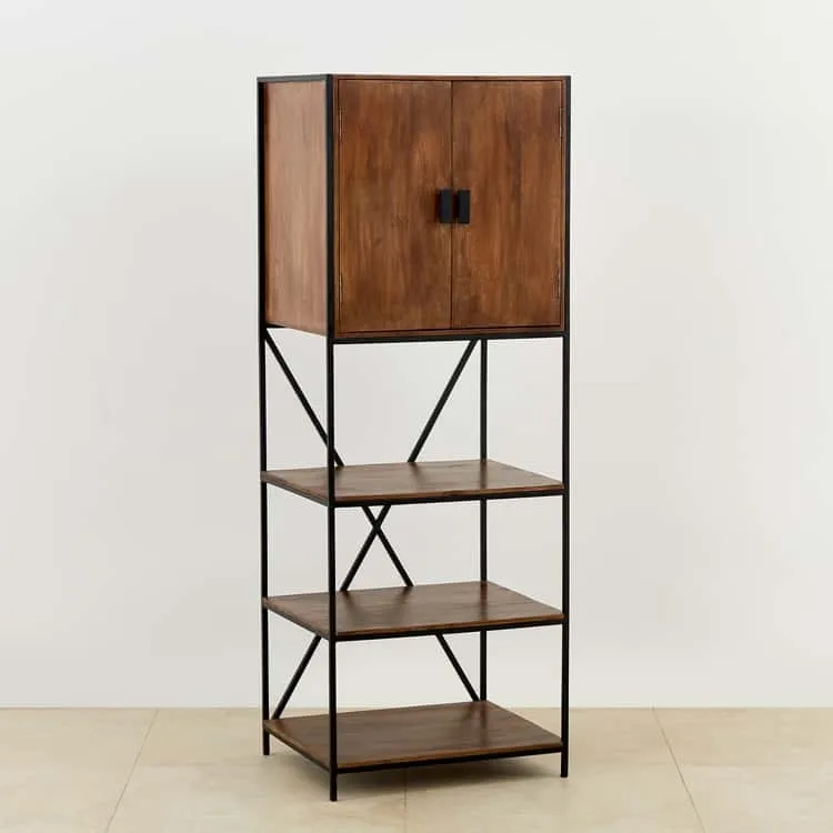 Mango Wood Bar Cabinet - Brown