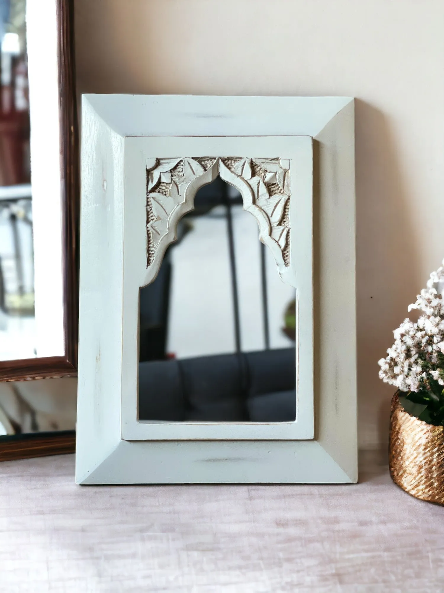 Mehrab Carved Vintage Mirror Frame ( Best Seller )