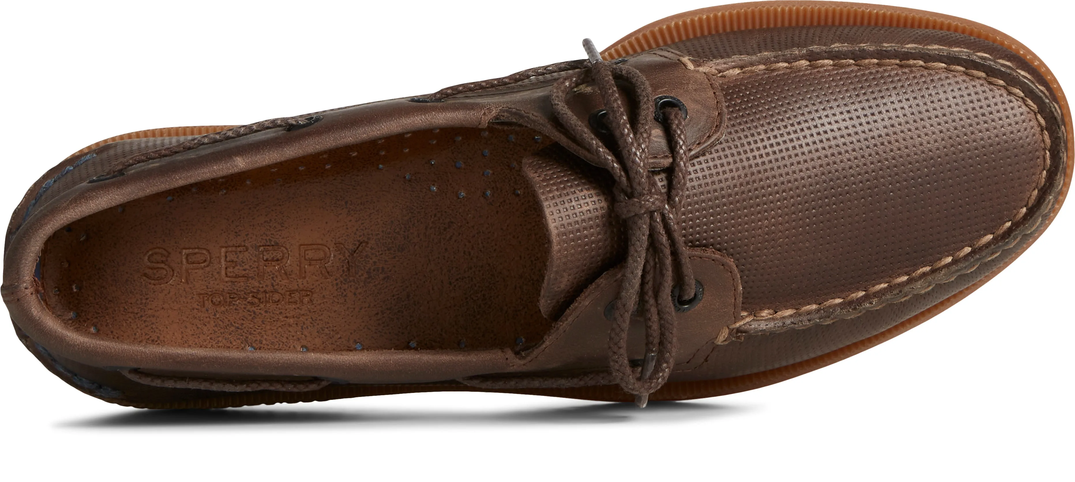 Men's Authentic Original™ 2-Eye Wide Deboss Brown