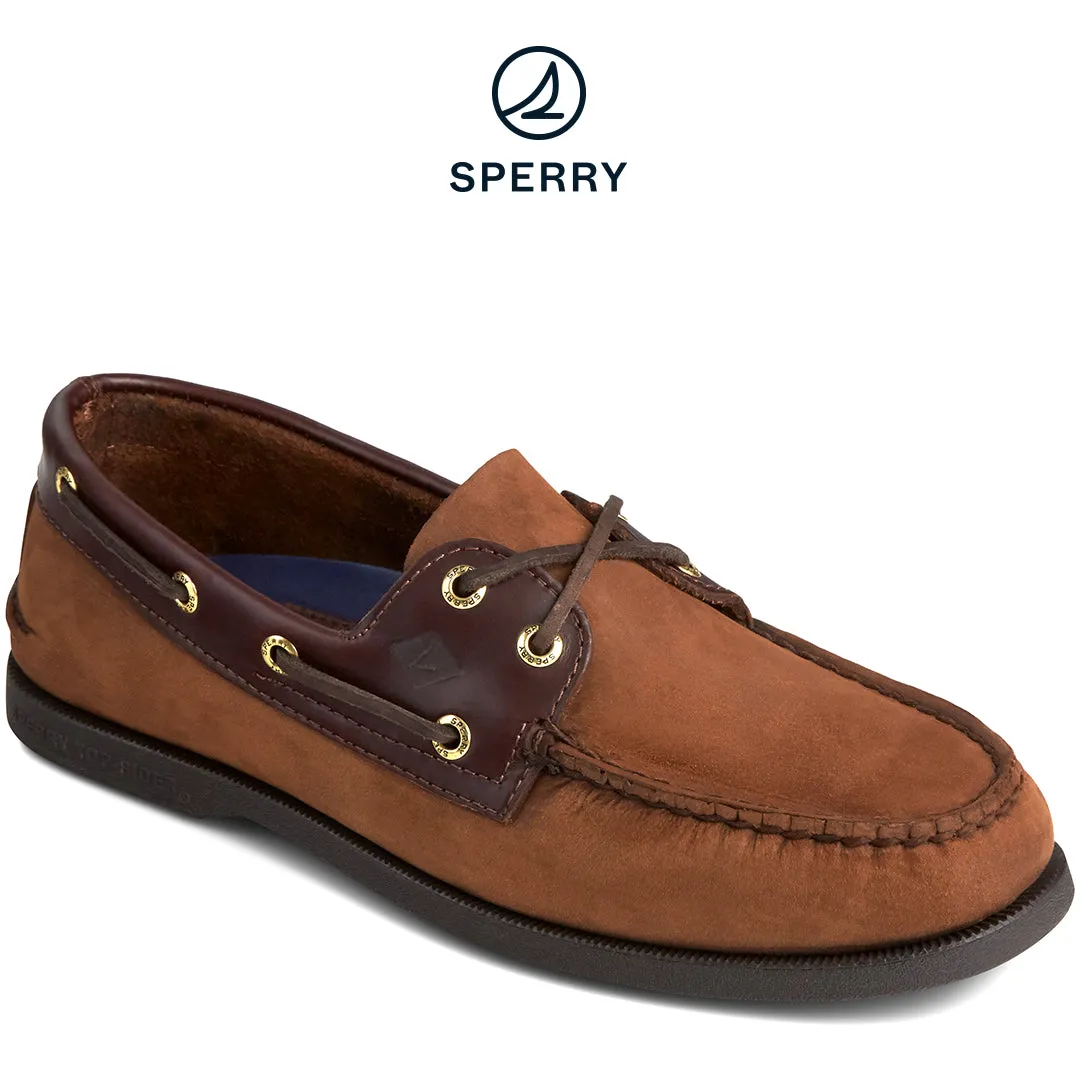 Men's Authentic Original Brown Buck Boat Shoe (0195412)