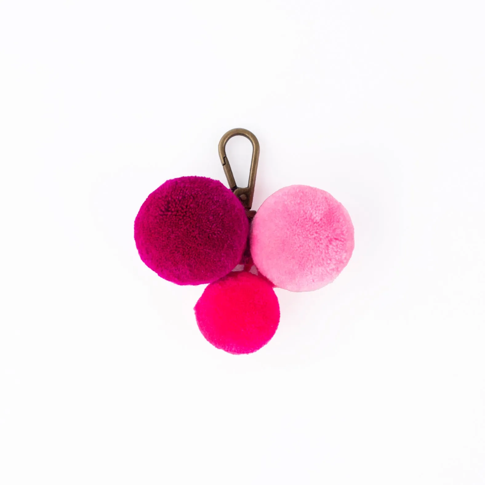 MK221596 - Skull Bone & Pompoms [Leather Bag Accessory]