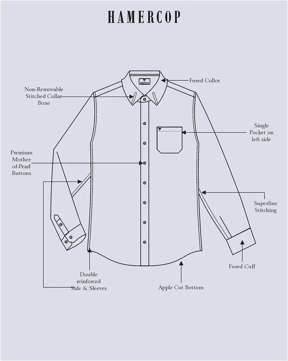 Moccasin Yellow Pencil Stripe Designer Cotton Shirt