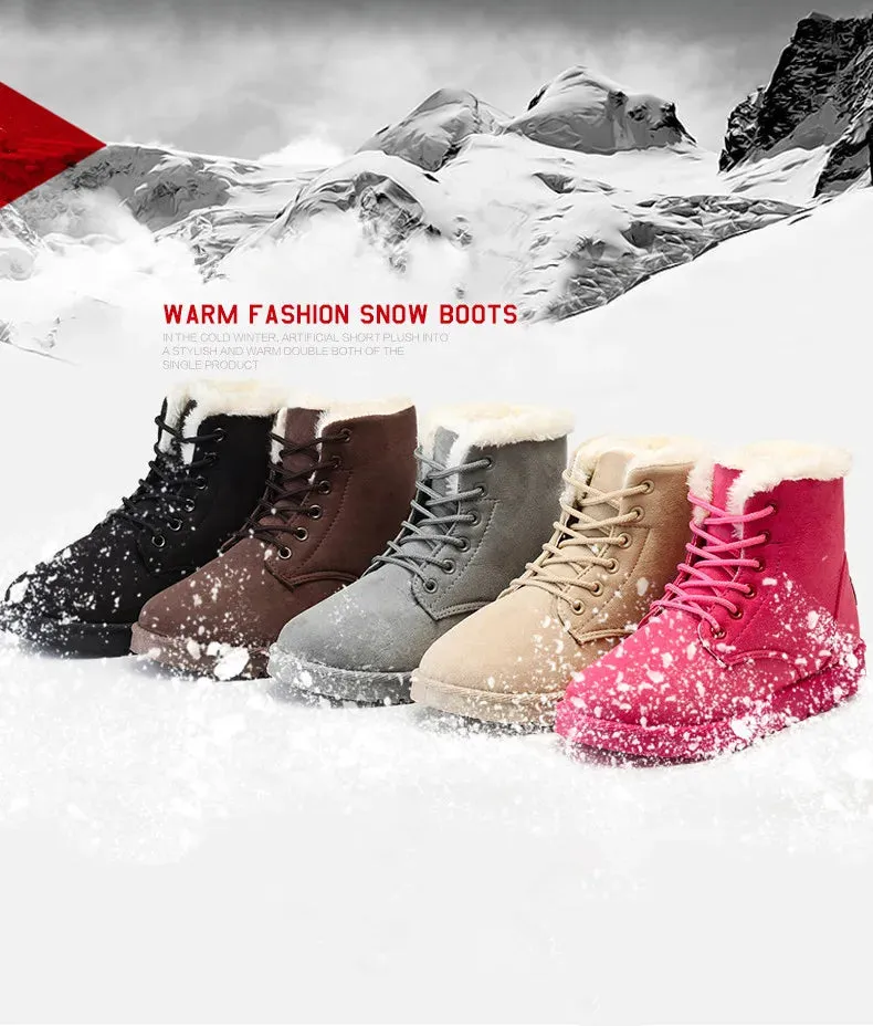 New Fashion Women Boots Winter Snow Boots Female Boots