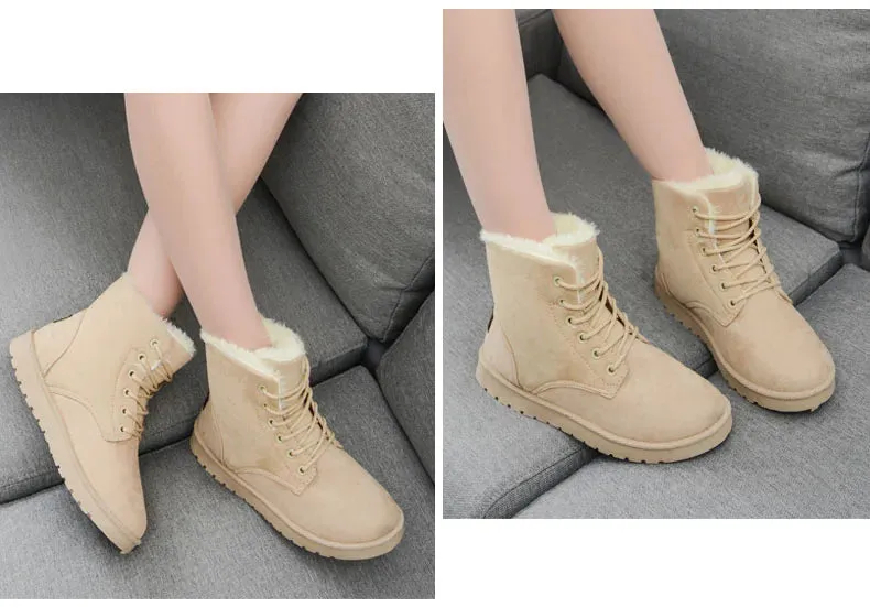 New Fashion Women Boots Winter Snow Boots Female Boots