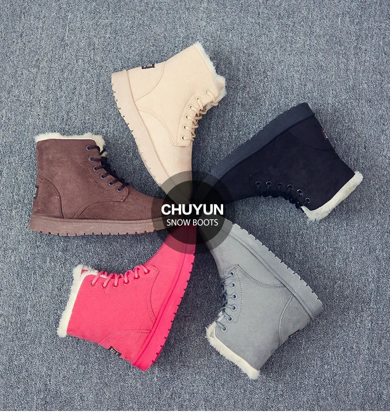 New Fashion Women Boots Winter Snow Boots Female Boots