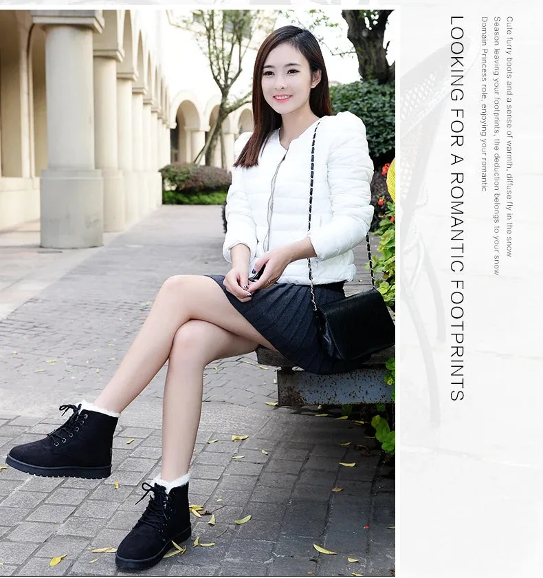 New Fashion Women Boots Winter Snow Boots Female Boots