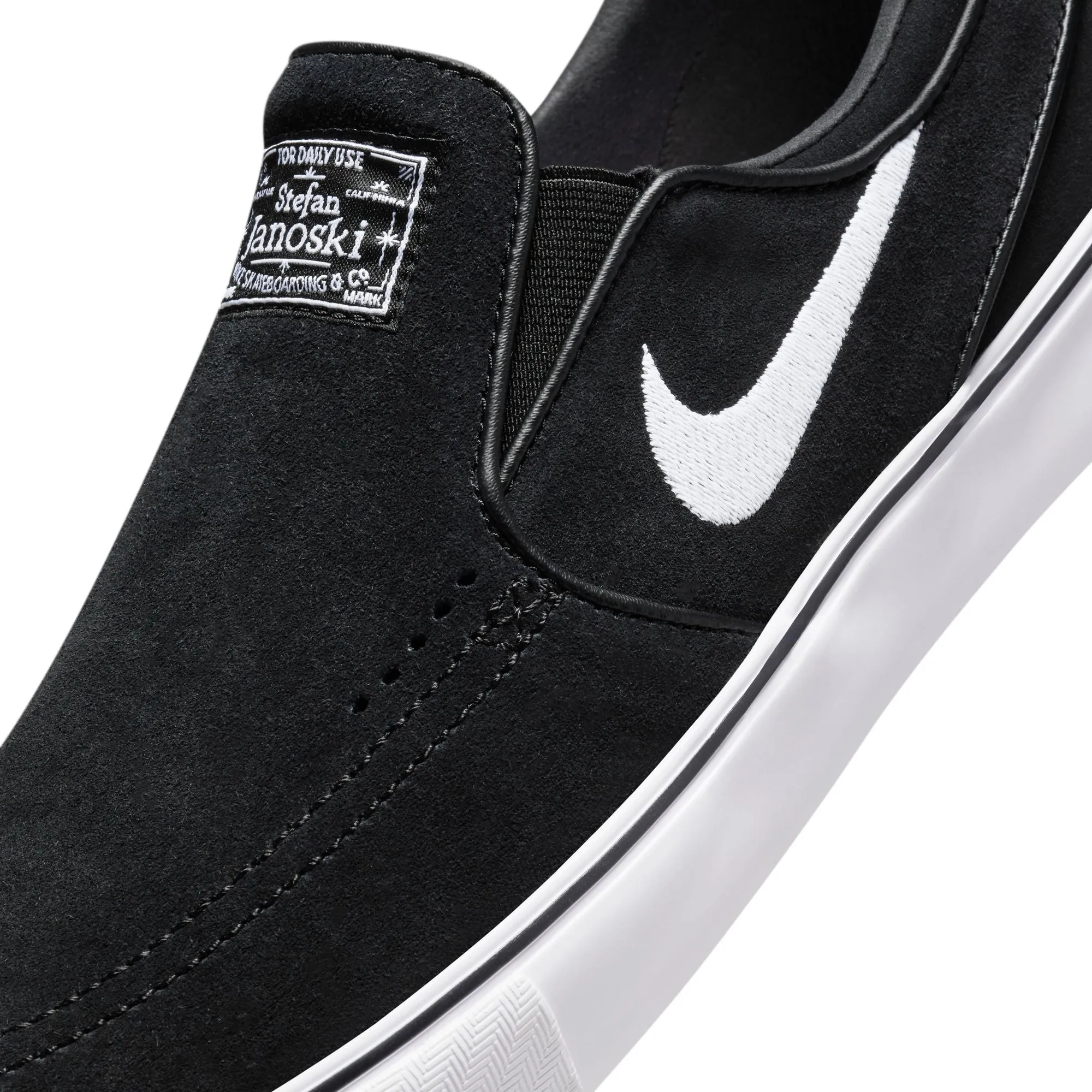 Nike SB Janoski  Slip (Black/White-Black-Black)